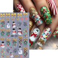 thumbnail image 3 of Calcomanías para Uñas GCSQW Navidad 3PCS con Relieve, 3 of 7