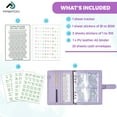 thumbnail image 4 of Prefdo A5 Size Money Saving Challenge Binder Kit, Multi-color, 4 of 6