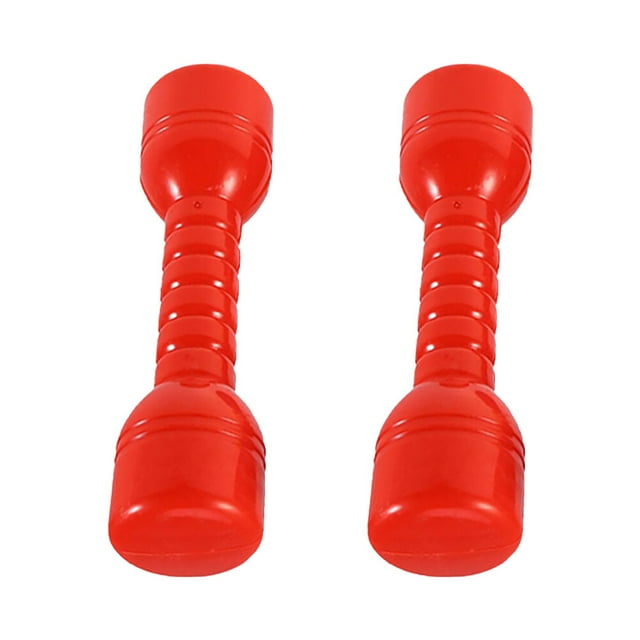 2 Pcs Haltères Ergonomiques en Plastique Barres à Main Exercice Matinal pour Enfants