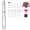 silver suit, variant on Bienvenido Electric Nail Drill Machine Kit, Portable Electric Nail File Set for Acrylic Gel Nails, Manicure Pedicure Tool with Nail Drill Bits Sanding Bands Dust Brush Bienvenido