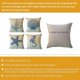 thumbnail image 2 of Fundas de almohada de playa, paquete de 4 fundas de almohada náuticas de lino y algodón, funda de cojín costera con tema marino, 18.0 x 18.0 in, 2 of 5
