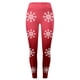 thumbnail image 4 of WILLBEST Leggings con Estampado de Copos de Nieve Navideños para Mujer, Pantalones de Yoga de Cintura Alta para Entrenar, Correr, Fitness, Deportes, Cómodos, Elásticos Y Suaves Extra Grande, 4 of 4