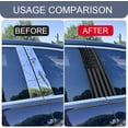 thumbnail image 6 of 2PCS B Pillar Sticker Decal, Gloss Vinyl Decal Set, Waterproof USA Flag Personalized Vehicle Door Window Pillar Decals, Car American Flag Vinyl Wrap for Side Door Trim Decoration, 6 of 7