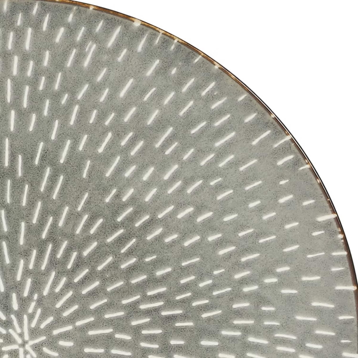 Gibson Elite 138958.16 Matisse Sto are Dinnerware Set with Reactive Glaze, Grey - 16 Piece