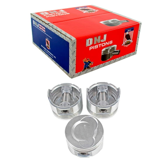 DNJ P526 Std. Complete Piston Set Fits Cars & Trucks 89-00 Chevrolet Geo Metro 1.0L 6V SOHC