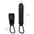 thumbnail image 7 of Noneea 2PCS Stroller Hook Accessories, Multipurpose Stroller Bag Hooks, Leather Stroller Clips for Diaper Bags Pet Carts Grocery Shopping Bags, 7 of 7