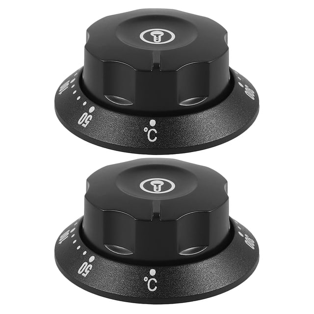 Perilla de Control de temperatura Universal para hornos, freidoras y calentadores de agua, perilla de Control de rango, termostato de repuesto, 2 uds.