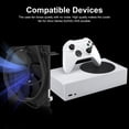 thumbnail image 2 of Internal Cooling Fan for Xbox Series S (XSS), Replacement Internal Cooling Fan Fit for Microsoft Xbox Series S Console, Low Noise Cooler Fans Heat Sink Repair Part, Black, 2 of 7