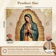 thumbnail image 3 of Wallpaper Our Lady Gualalupe Peel and Stick Wall Murals 100"H x 144"W Removable PVC Wall Paper Self-Adhesive Wall Paintings Art Decor for Bedroom Living Room, 3 of 7