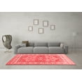 thumbnail image 3 of Ahgly Company Indoor Rectangle Geometric Red Traditional Area Rugs, 7' x 9', 3 of 4