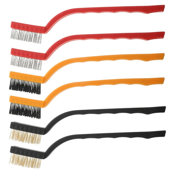 FRCOLOR Gas Stove Cleaner with Copper Wire and Stainless Steel Bristles for Deep Cleaning Gas Stove Gaps and Hoods 2 Set