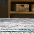 thumbnail image 5 of SAFAVIEH Martha Stewart Petrina Floral Machine Washable Area Rug, Green/Beige, 5' x 7', 5 of 11