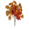 thumbnail image 2 of Qocolcyl Small Artificial Orange Maple Leaf Tree,Fall Halloween Harvest Front Porch Tabletop Decor,Farmhouse Outdoor Entryway Patio Thanksgiving Holiday Seasonal Ornament, 2 of 6