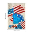 thumbnail image 3 of God Bless America Patriotic American Garden Flag 12x18 Inch Double Sided USA Flag USA 4th July Independence Day Garden Flag for Party Yard Outdoor Decoration Home Farmhouses Decor, 3 of 7