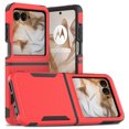 thumbnail image 1 of [PST] Motorola Moto Razr 2024 2025 Coque Rigide, Double Couche Armure en Caoutchouc Coque Rigide, 1 of 4