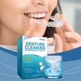 thumbnail image 2 of denture cleaning effervescent tablets gently clean denture stains, fresh and clean, daily portable effervescent tablets, 2 of 5