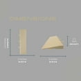 thumbnail image 3 of Quix 12" Interlocking Tile, Floor Mat, Bevel Buckskin Beige (4-Pack) Plastic, 3 of 4
