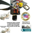 thumbnail image 3 of Holdup Brand 2" Wide Tradesman Work Suspenders in Electrician Pattern X-back with Patented No-slip Clips, 3 of 4