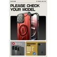 thumbnail image 6 of SUPCASE for iPhone 16e/15/14/13 6.1" Case with Camera Cover Stand (UBMag XT), [Compatible with MagSafe] [Built-in Kickstand] [Military-Grade Protection] Heavy Duty Magnetic Case for iPhone 16e, Red, 6 of 10