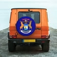 thumbnail image 7 of DouZhe Waterproof Spare Tire Cover, Michigan State Seal Flag Prints Adjustable Wheel Covers Fit for Jeep Trailer RV SUV Car, 16 inch, 7 of 7