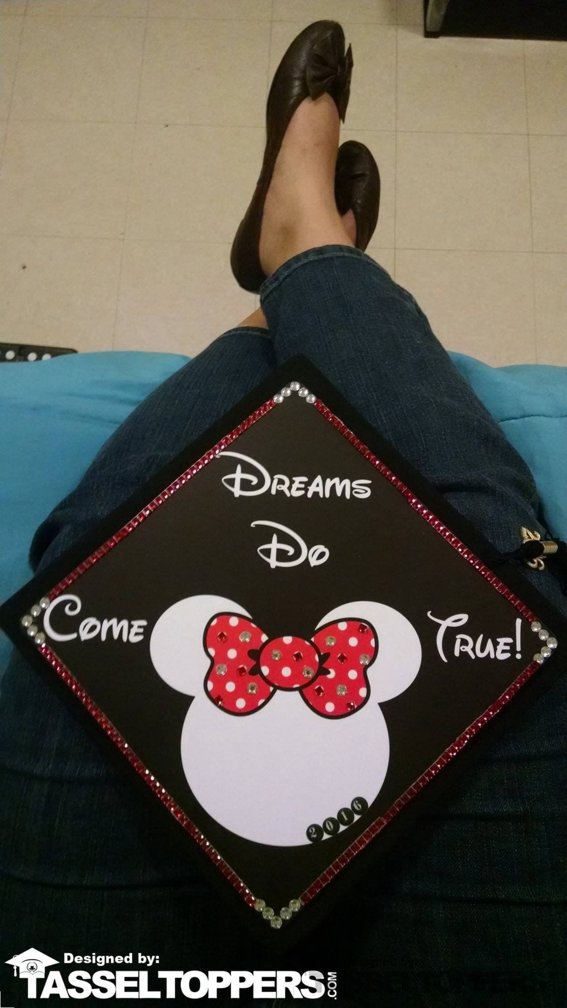 Minnie Mouse Grad Cap Tassel Topper