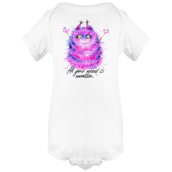 All You Need Is Monster Bodysuit Infant -Image by Shutterstock, 24 Months