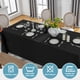 thumbnail image 4 of Mantel VidaFete rectangular, 229 x 396 cm, poliéster, paquete de 2, negro, 4 of 6