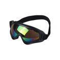 thumbnail image 2 of Gafas de esquí para moto para hombre y mujer | Gafas protectoras para parabrisas todoterreno | Lente cilíndrica ancha | Amarillo, gris y multicolor, 2 of 7