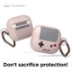 thumbnail image 5 of RV Funda AW5 compatible con AirPods 3, diseño clásico de consola de videojuegos con mosquetón, carga inalámbrica disponible (rosa), 5 of 5