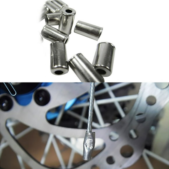 100pcs Mountain Bicycle Line Tube cap Cycling accessories Metal Cap Metal Gearbox Bike Brake Wire Cap Cycling Accessories