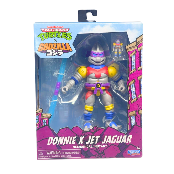 Teenage Mutant Ninja Turtles x Godzilla Donnie Jet Jaguar Action Figure