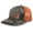 Camo/Orange, variant on Mountain Scene Outdoors Forest Embroidered Mesh Back Trucker Hat, Black/Black