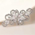 thumbnail image 1 of SZTXJ Cubic Zirconia Crystal Rhinestone Wedding Brooch Bridal Jewelry For Women, 1 of 4