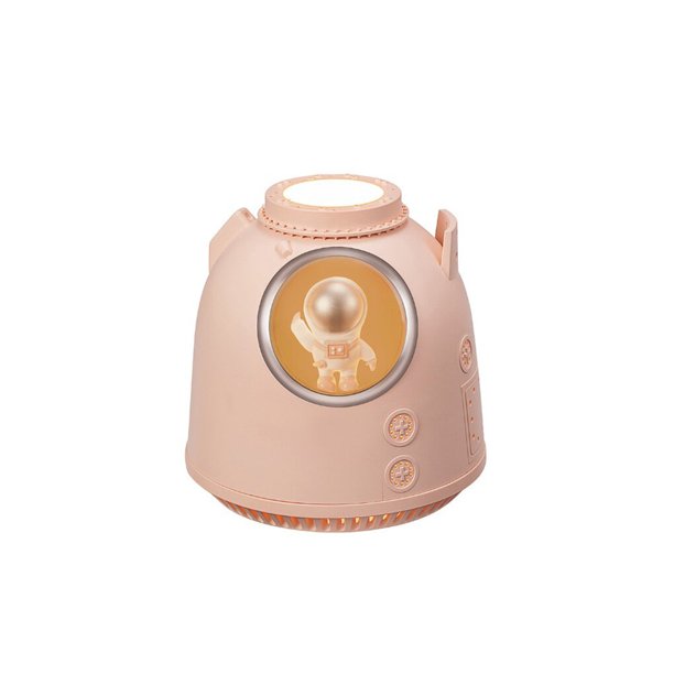 Cateissary Humidificador de aire, difusores de Aroma, generador de niebla de llama, difusor de luz nocturna de aromaterapia, humidificación de Humidificadores Rosado