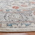 thumbnail image 3 of SAFAVIEH Oregon Creighton Floral Bordered Area Rug, 8' x 8' Round, Grey/Ivory, 3 of 8