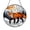Acrylic 3.5 Inch, variant on Forest Fox Window Hanging – Stained Glass Inspired Art1601
