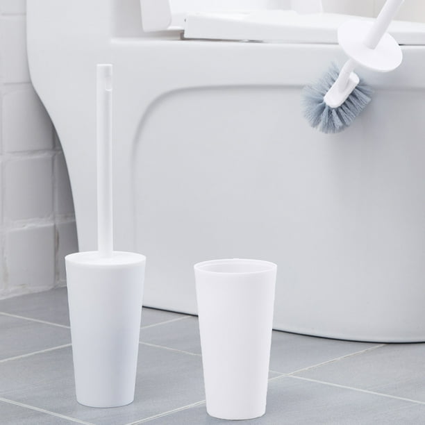 Juego de Cepillo para Inodoro y Limpiador de Inodoro Compacto para La Limpieza Del Baño. Tamaño Compacto para Un Fácil Almacenamiento y Organización.