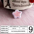 thumbnail image 1 of Lindas pegatinas de tela pequeñas de primavera, parche bordado de estrellas, mini ropa decorativa, capítulo de bordado por computadora, 1 of 4