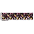 thumbnail image 3 of Feather Sofa Upholstery Fabric by the Yard, Various Bohemian Style Elements Illustration Fantasy Diamonds and Gems Motifs, Decorative Fabric for DIY and Home Accents, Plum and Mustard by Ambesonne, 3 of 5