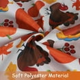 thumbnail image 3 of Rectangle Fall Tablecloth 60x120 inch Pumpkins & Turkeys- Washable Wrinkle Resistant Thanksgiving Tablecloth for Fall/Harvest Dinner Party Banquet Holiday Table Cover 130GSM, 3 of 6