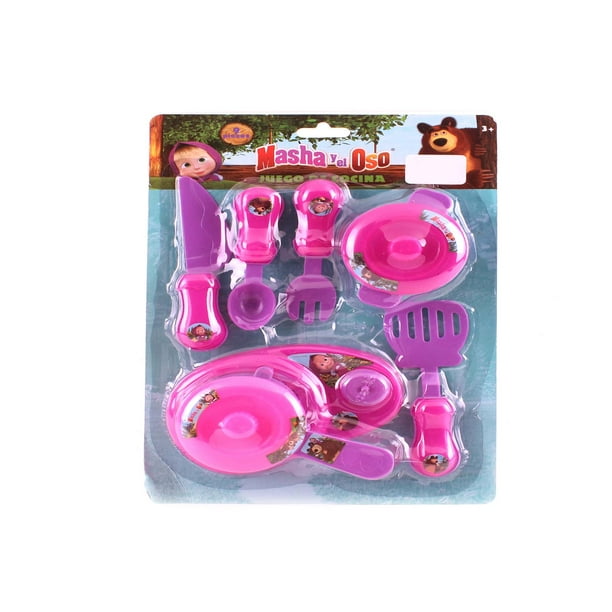 Juego De Cocina Masha Y El Oso Golden Toys PJMA3662