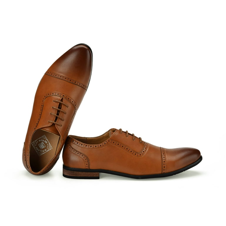 Gallery Seven Captoe Design Oxford Shoes for Men - Walmart.com