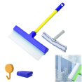 thumbnail image 1 of WANGQI Recyclable Silicone Window Squeegee Kit, 3 in 1 Window Cleaning Scraper with Silicone Squeegee, Window Cleaning Tool for Mirrors, Cars, Glass Panels, 1 of 7