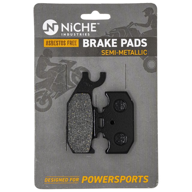 Niche Brake Pad Set Can-Am Outlander Front Right Rear Semi-Metallic 705600349 519-KPA2245D