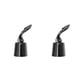 thumbnail image 3 of Ounissouiy Tapón de botellas de bebida de vino de acero inoxidable, rociador de ahorro de botella de champán hermético reutilizable, Negro 2Conjunto, 3 of 6