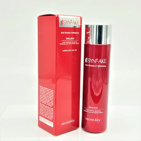 Secret Key SYN-AKE Anti Wrinkle & Whitening Emulsion,150 ml / 5.07 fl oz[BEST