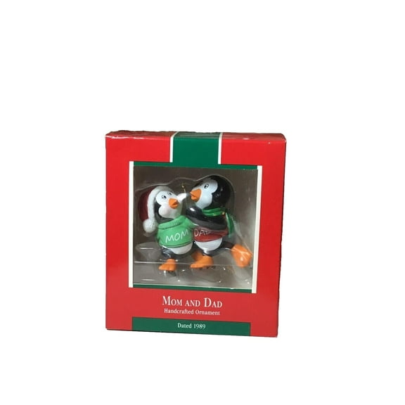 Mom and Dad 1989 Hallmark Ornament QX4425 by Hallmark