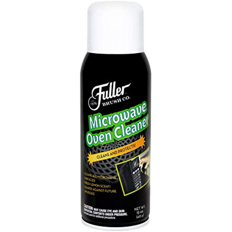 Microwave Oven Cleaner Lemon Scented Spray Foam. Removes Food and