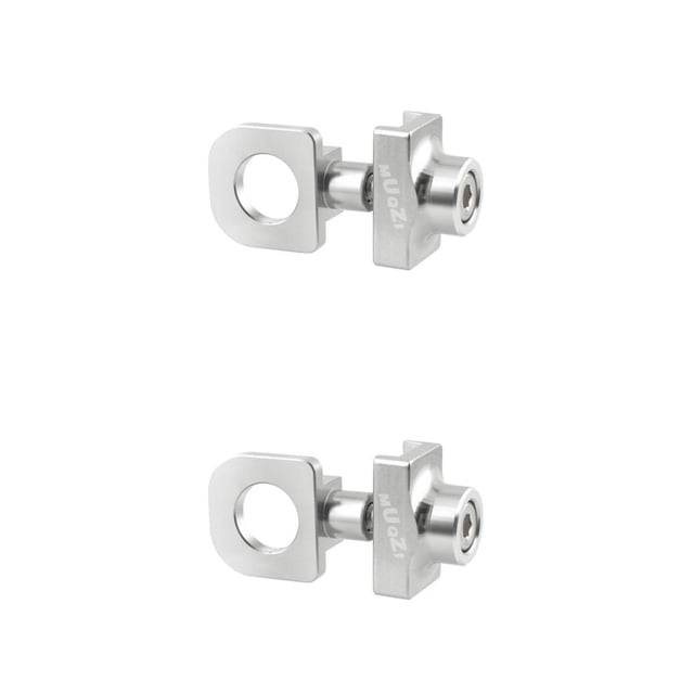 Naiovety Ajustador de cadena Tensor Sujetador Tensor de cadenas Ajustadores ligeros Regulador Pernos de aleación de aluminio a prueba de Type2 NO2
