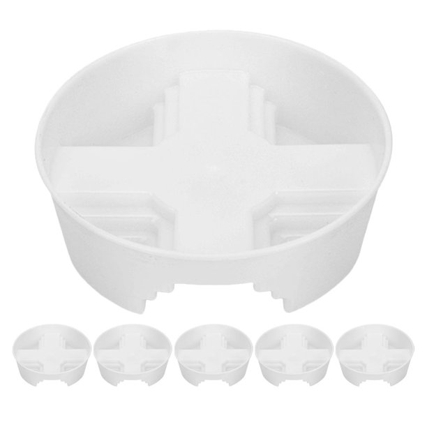 Bandeja de agua para plantas (6 unidades), recipiente de plástico para plantas, bandeja decorativa para macetas de bonsái